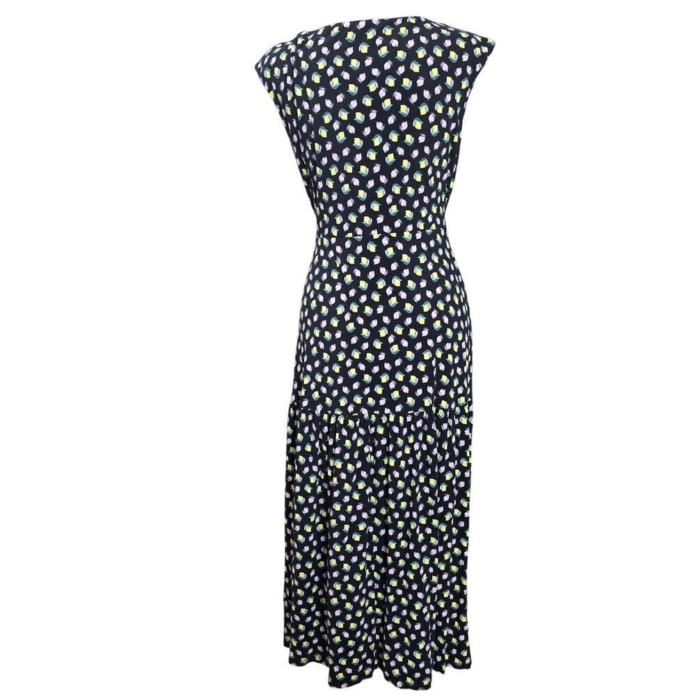 Boden Eda Jersey Lemon Citrus Fruit Printed Dress Sz. 10P - Picture 4 of 9
